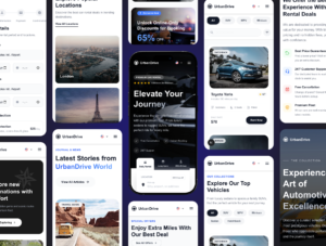 Urbandrive Car Rental Website Template for WordPress & Elementor