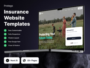 Protego Insurance Website Template