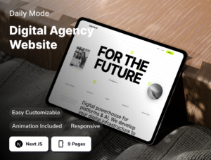Daily Mode Digital Creative Agency Website Template