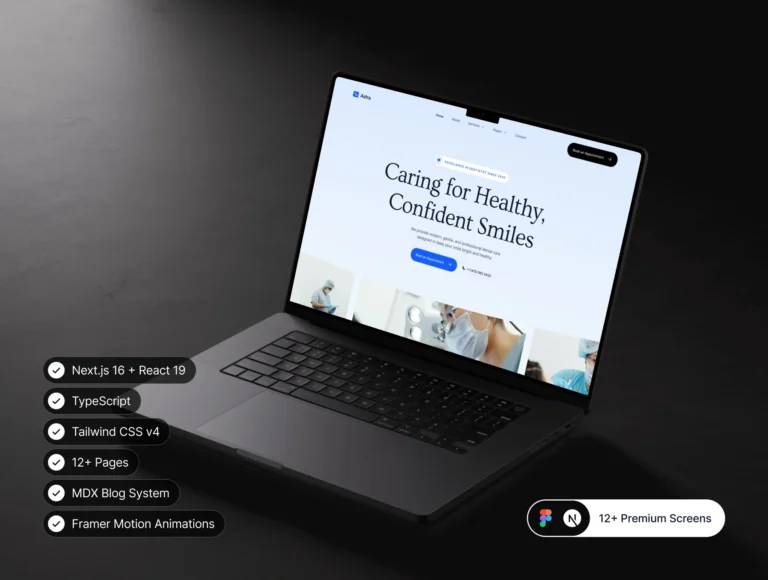 Astra Dental Care Website Template