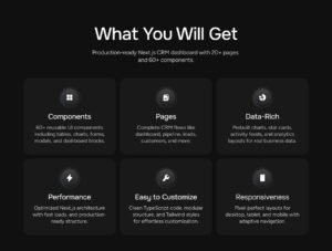 Pulse CRM Dashboard Template for SaaS & WordPress
