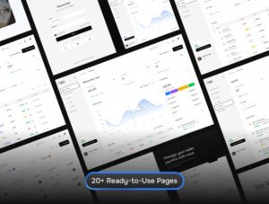 Pulse CRM Dashboard Template for SaaS & WordPress
