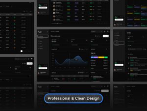 Pulse CRM Dashboard Template for SaaS & WordPress