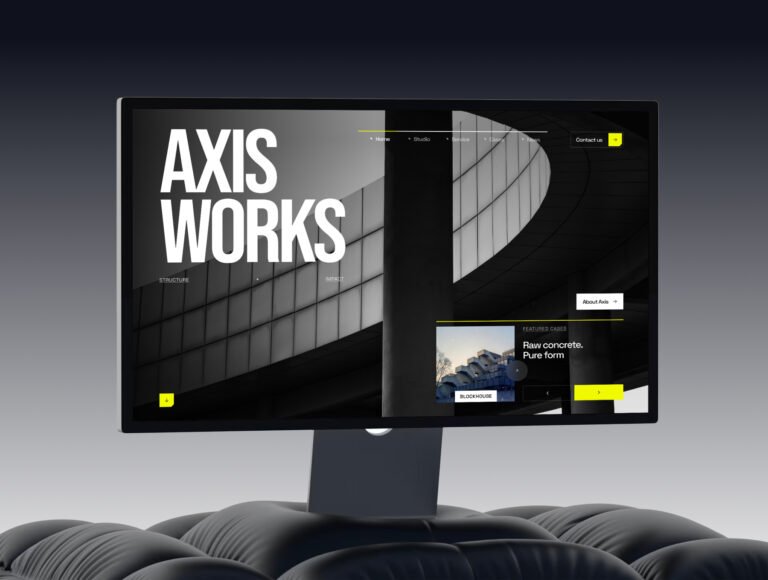 Axis Works Architecture Webflow Template