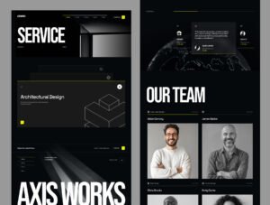 Axis Works Architecture Webflow Template
