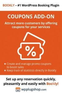 Bookly Coupons Add-on – Discount System for Booking Appointments