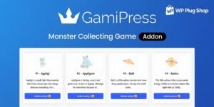 GamiPress Monster Collecting Game – WordPress Gamification Game Addon