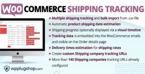 WooCommerce Shipping Tracking – Advanced Order Delivery Updates