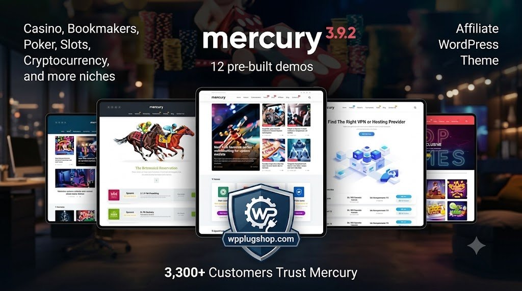 Mercury – Professional Affiliate Marketing WordPress Theme