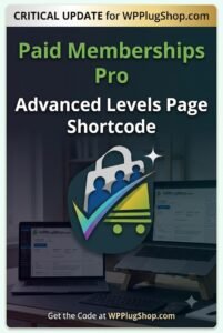 Paid Memberships Pro – Advanced Levels Page Shortcode Addon