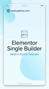 MEC Elementor Single Builder Addon – Custom Event Page Design