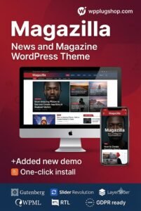 Magazilla – Professional News Magazine WordPress Theme