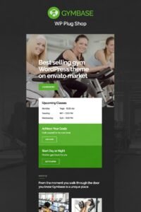 GymBase Theme 16.4 – Gym Fitness WordPress Theme for Workout Websites