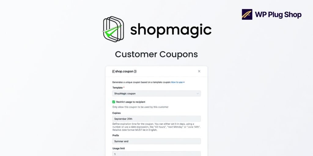 ShopMagic Customer Coupons – WooCommerce Personalized Coupon Automation Plugin