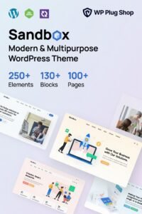 Sandbox Theme 1.1.20 – Modern & Multipurpose WordPress Theme
