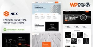 NEX Industrial & Manufacturing WordPress Theme for Business