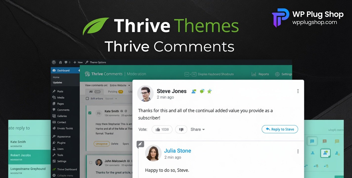 Thrive Comments – Advanced WordPress Comment Engagement Plugin
