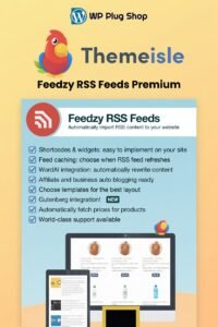 Feedzy RSS Feeds Premium WordPress Plugin – RSS Aggregator, Autoblog & Content Automation Tool