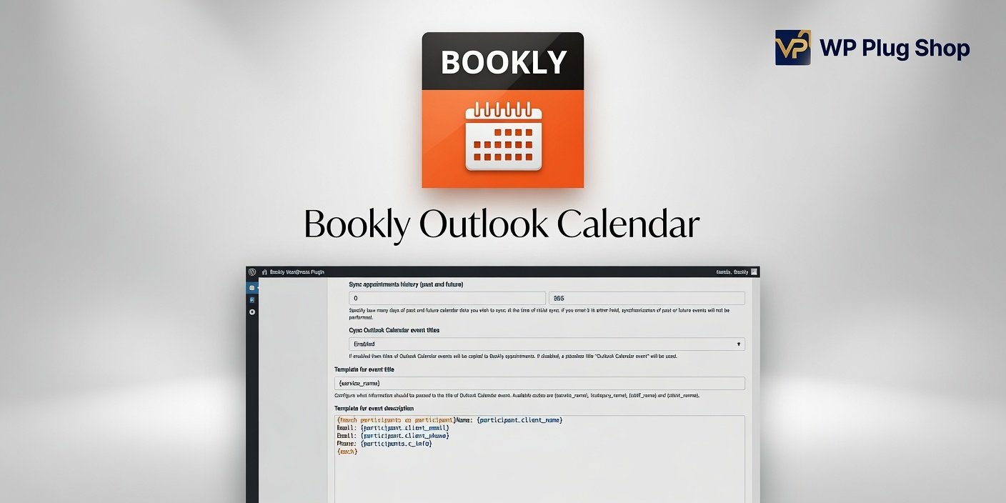j6Ctl Bookly Outlook Calendar Addon – Microsoft Outlook Booking Integration Plugin