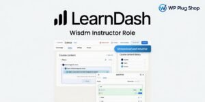 WISDM Instructor Role for LearnDash 5.10.2 – Multi Instructor LMS Management Plugin