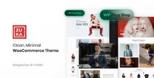 Zuka Theme – Clean, Minimal WooCommerce Theme 1.9.0 – Responsive WordPress eCommerce Theme
