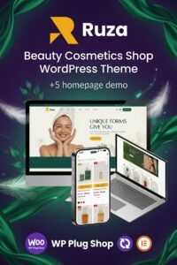 Ruza Beauty Cosmetics Shop WordPress Theme | Premium Digital Resource