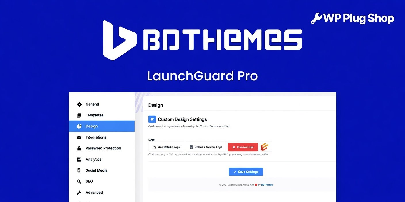 BDThemes LaunchGuard Pro – WordPress Coming Soon & Maintenance Mode Plugin