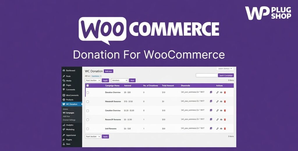 Donation For WooCommerce 3.9.9 – WooCommerce Donation & Fundraising Extension