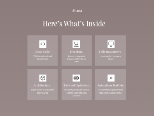 Aluna Luxury Candle E-commerce Website Template