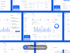 SaaS Event Ticket Platform Dashboard UI Kit Coded