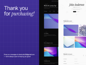 Minimalist Portfolio - Modern Next.js & Framer Motion Template