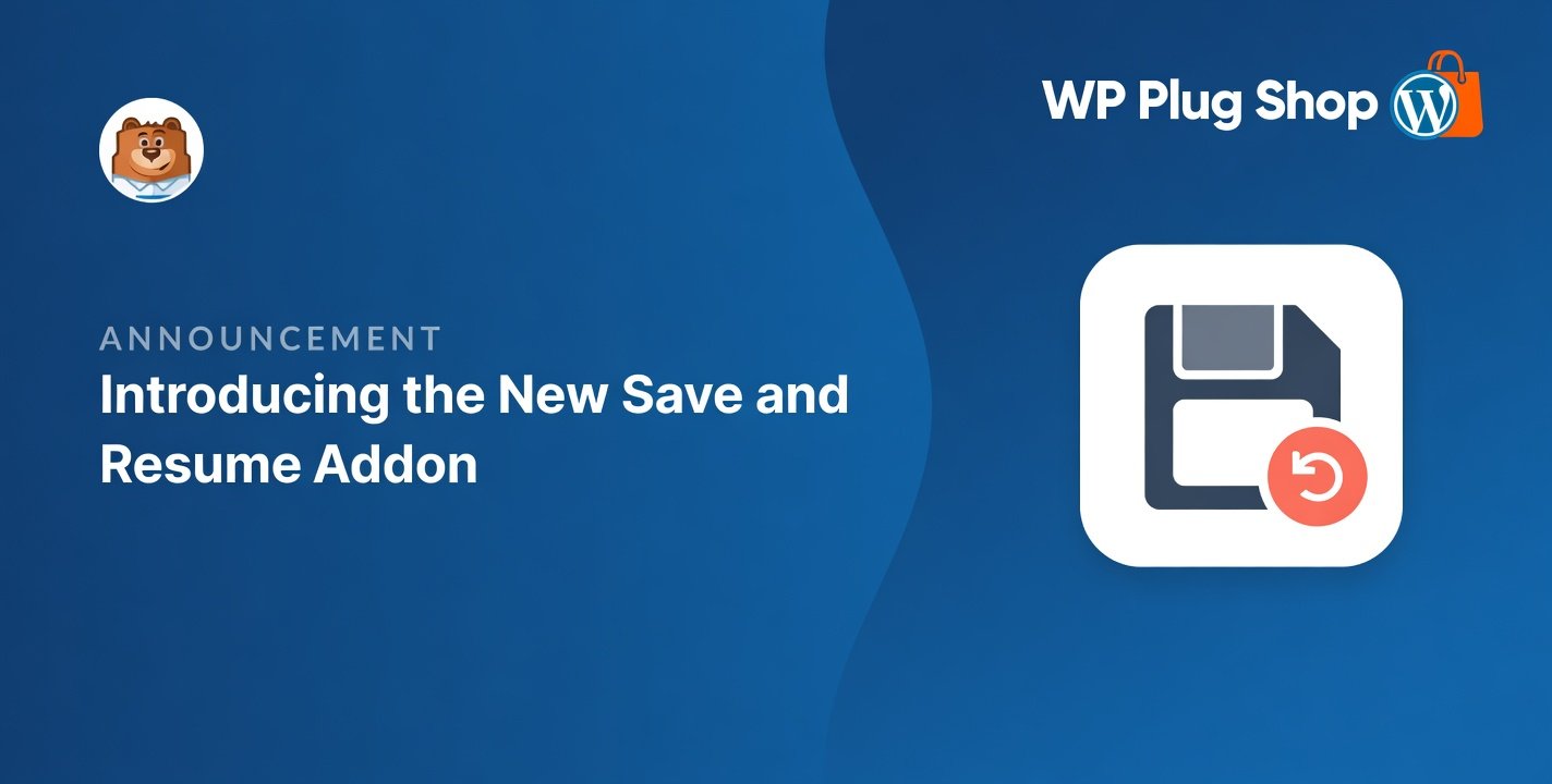 WPForms Save and Resume Addon 1.13.0 – Save Form Progress & Continue Later Plugin