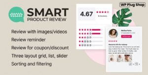 Smart Product Review For WooCommerce 2.0.4 – Advanced Product Review Plugin
