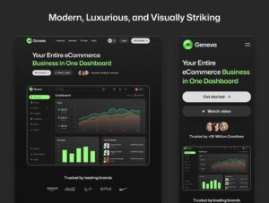 Geneva React SaaS Landing Page
