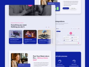 Geneva React SaaS Landing Page