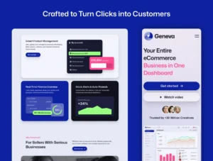 Geneva React SaaS Landing Page