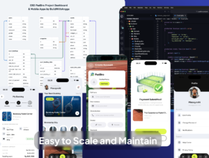 Find and Book Padel Tennis Court iOS Android App Templates