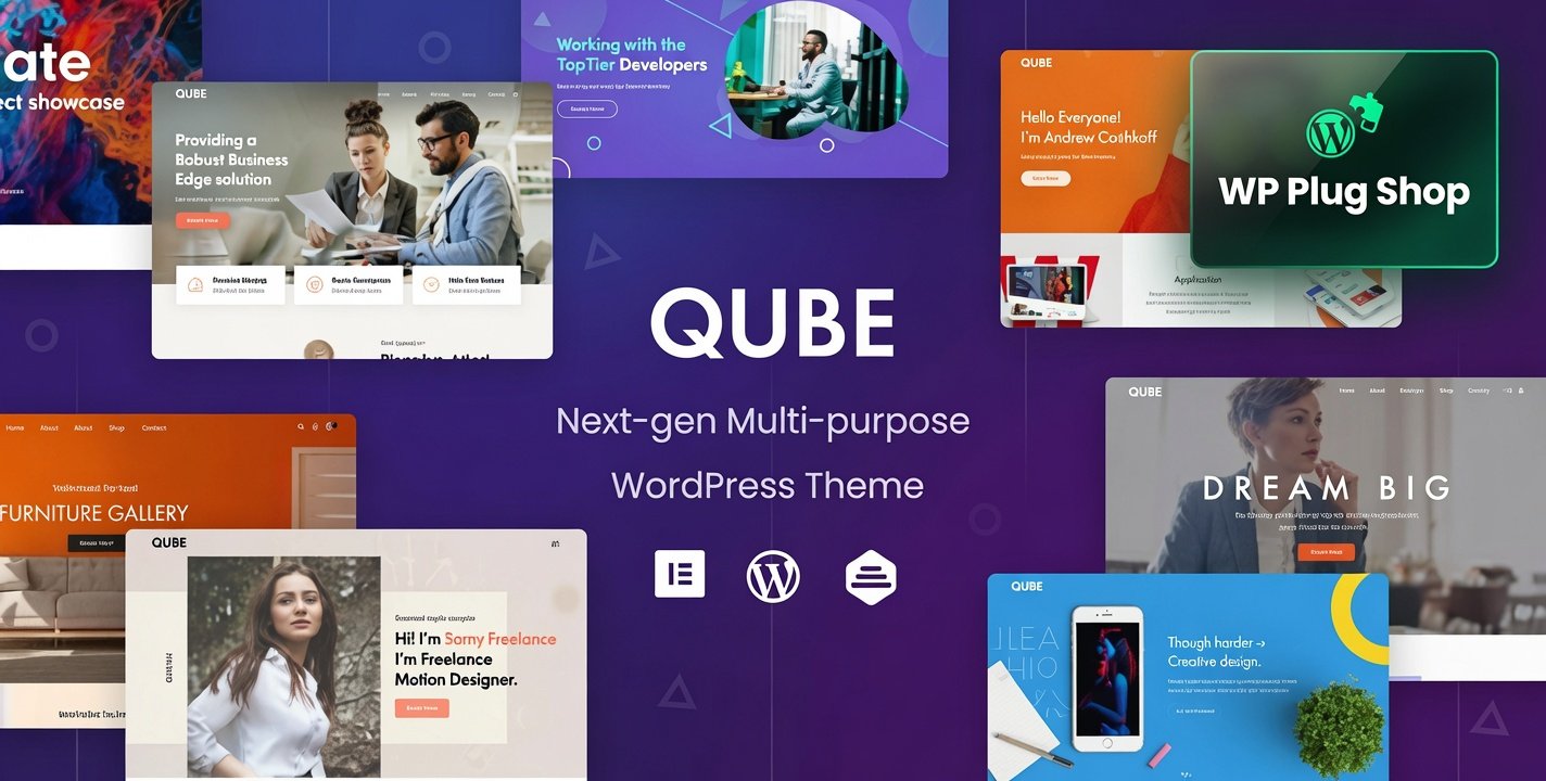 Qube Theme – Responsive Multi-Purpose Theme 1.1.6 – Business & WooCommerce WordPress Theme