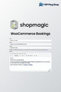 ShopMagic for WooCommerce Bookings – Booking Email Automation Plugin