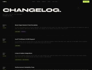 Veil Dark HTML Template for SaaS & AI Startups