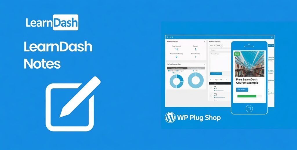 LearnDash Notes – WordPress LMS Student Note Taking Addon