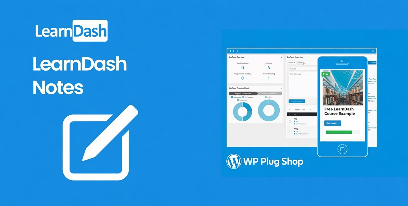 LearnDash Notes – WordPress LMS Student Note Taking Addon