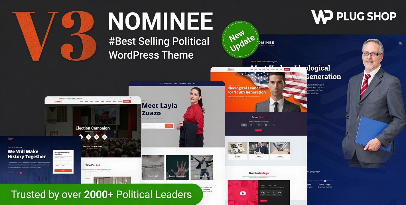 vRaMo Nominee Theme 3.8 – Political Campaign WordPress Theme for Candidates