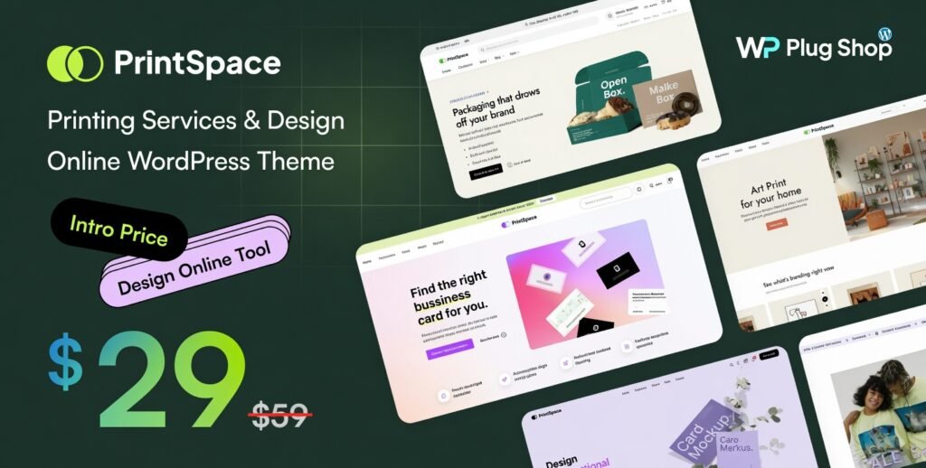 PrintSpace Theme 1.4.7 – Printing Services WooCommerce WordPress Theme