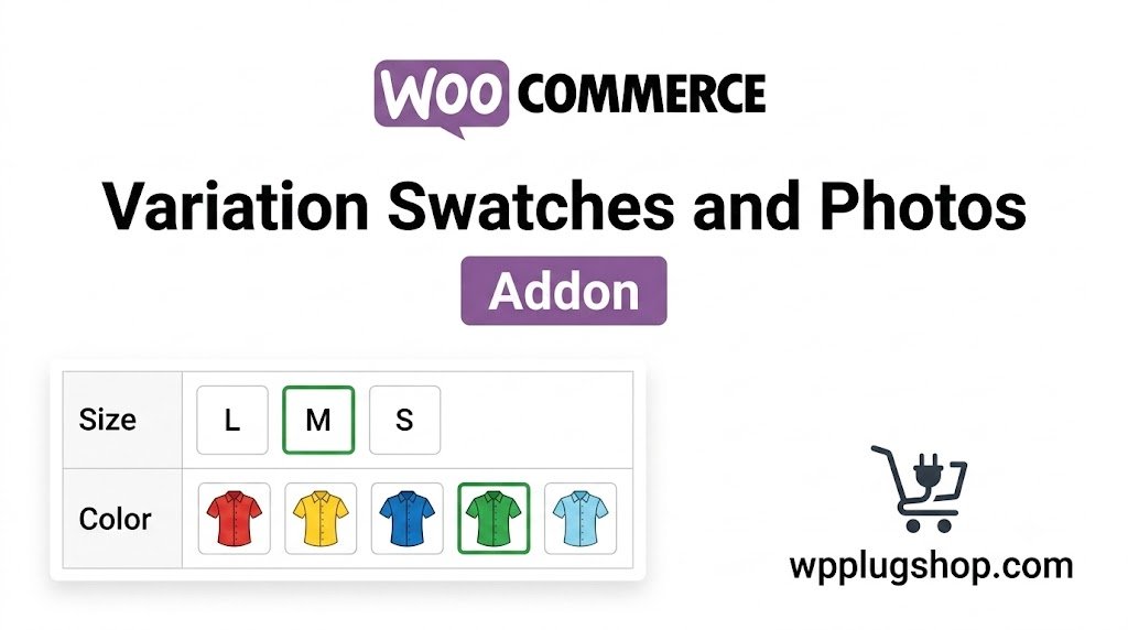 WooCommerce Variation Swatches and Photos Addon – Professional Product UI