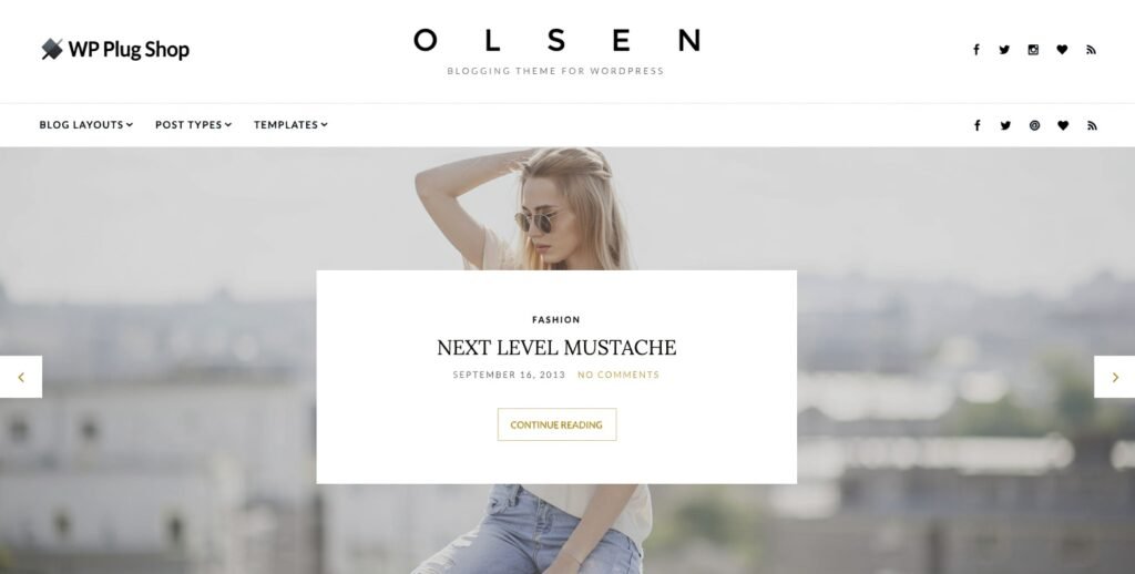 CSS Igniter Olsen Pro WordPress Blogging Theme 2.8.3 – Fashion & Lifestyle Blog Theme