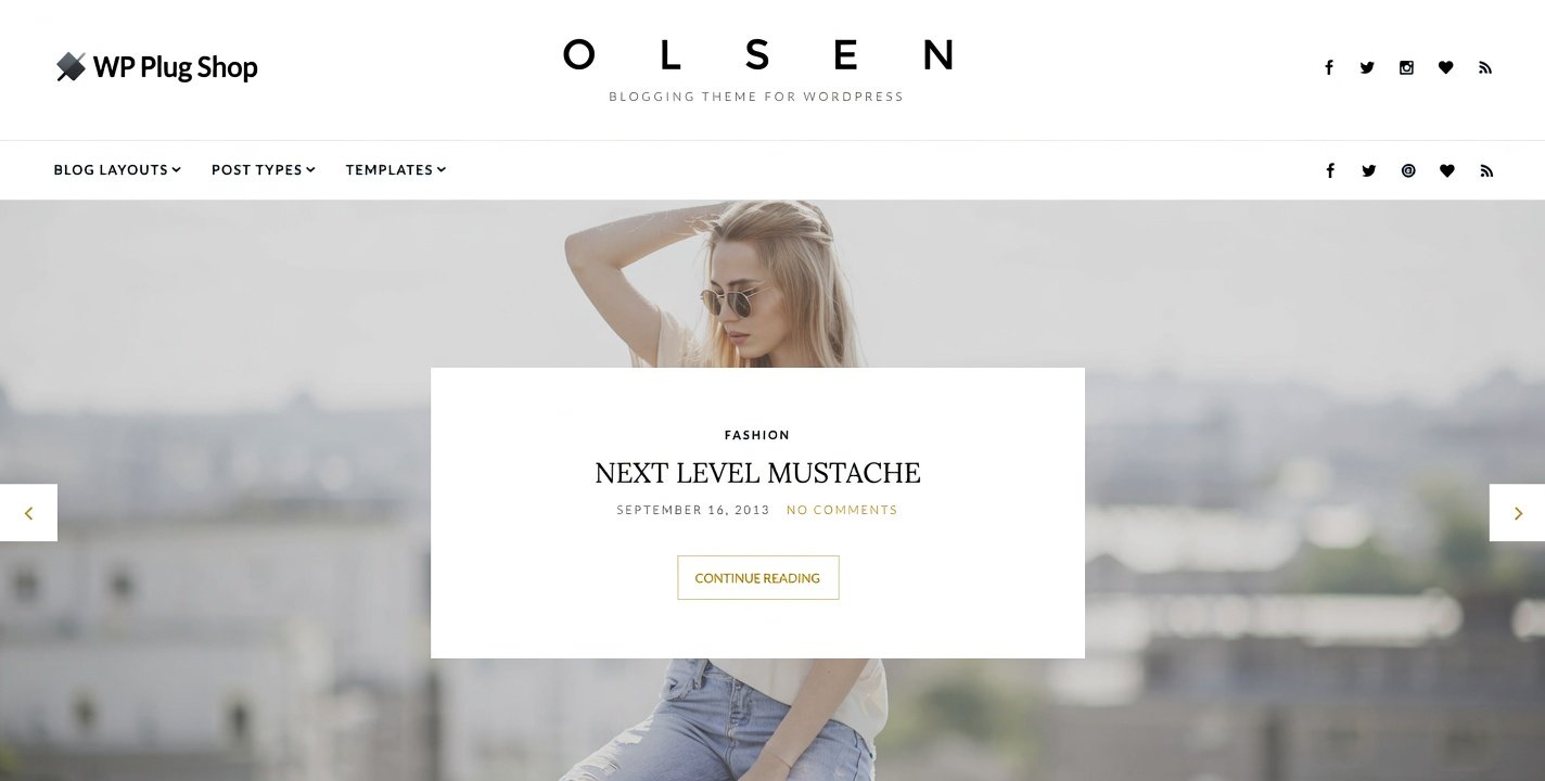 yMTVI CSS Igniter Olsen Pro WordPress Blogging Theme 2.8.3 – Fashion & Lifestyle Blog Theme