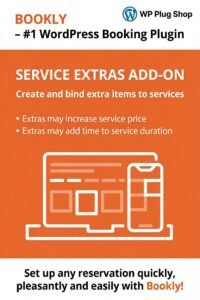 Bookly Service Extras Addon 6.3 – Appointment Booking Extra Services & Upsell Plugin