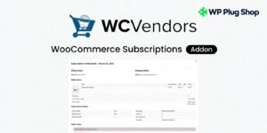 WC Vendors WooCommerce Subscriptions – Multi Vendor Subscription Plugin