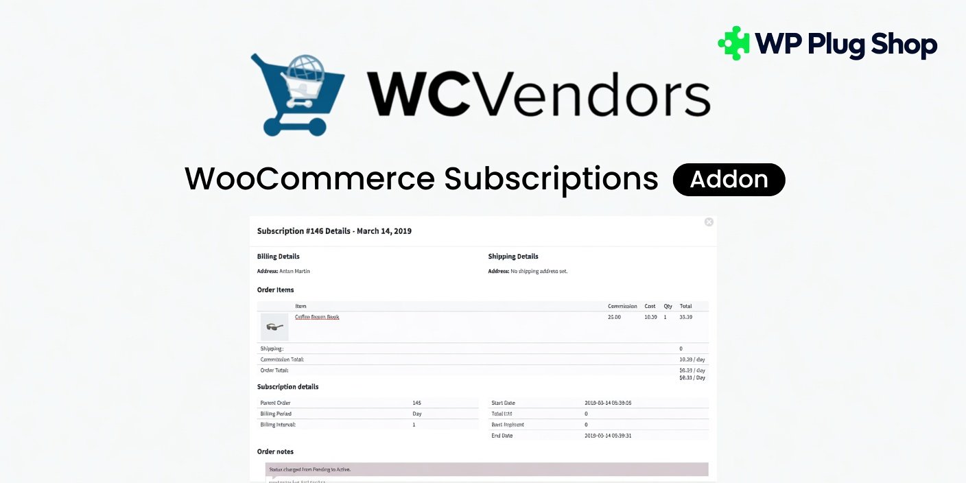 WC Vendors WooCommerce Subscriptions – Multi Vendor Subscription Plugin